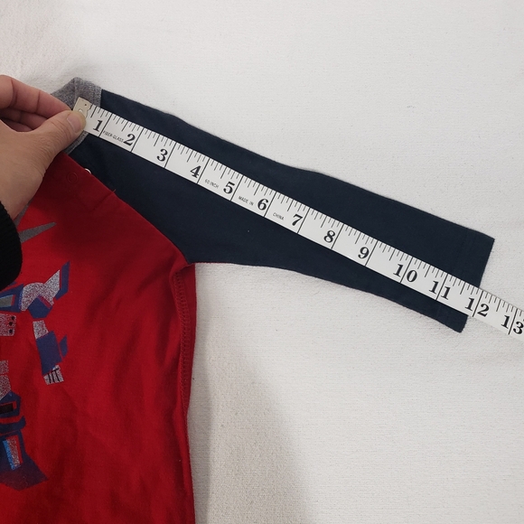 TEA COLLECTION Baby Infant Long Romper One Piece Red Blue Samurai Sz 6-12 Months - Picture 12 of 12